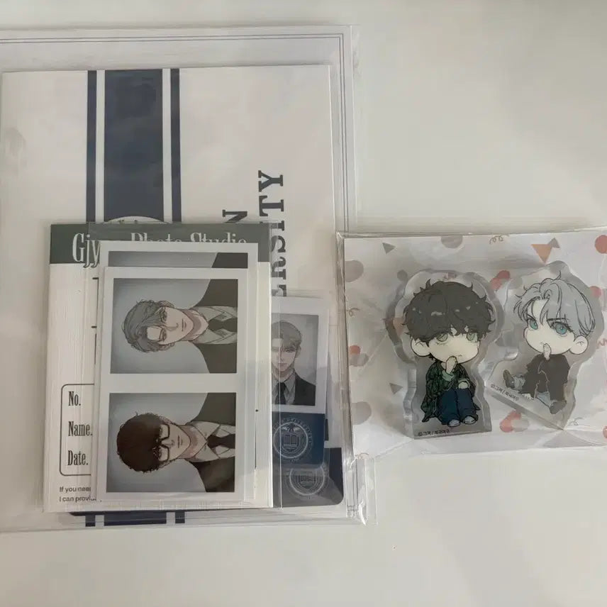 [BUNJANG] Nerd Project Nerd Proof ID Card Set with Corotto Mini Acrylic Block / 너드프로젝트 너드프 증명사진 증사 학생증 세트, 코롯토 미니 아크릴 블럭