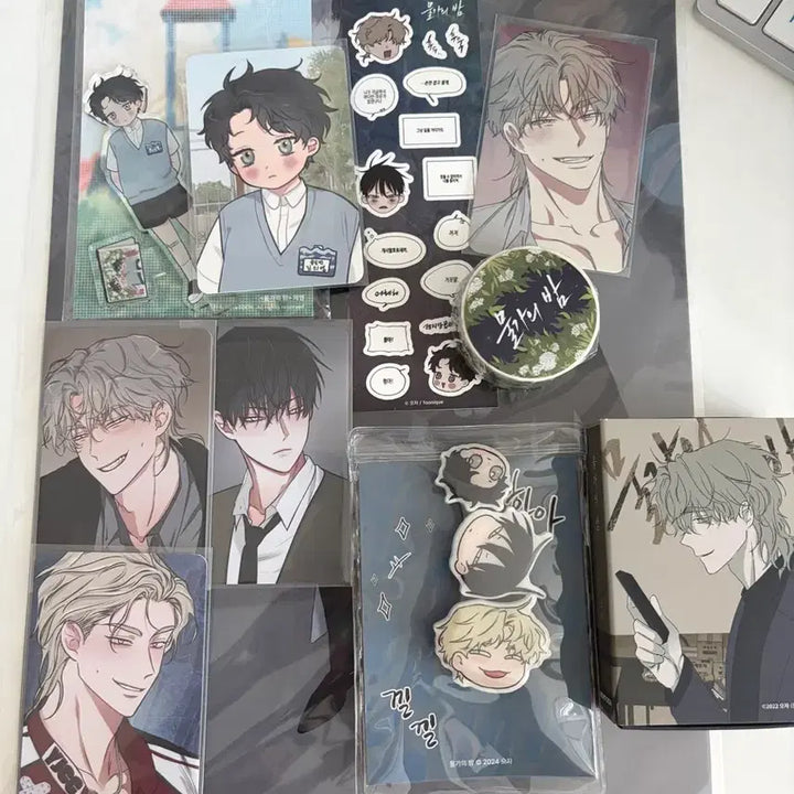 [BUNJANG] Mulbam Mulgaebam OBOMPL File (Photocard Included), Uiyeong Acrylic, Parts, Sticker Set / 물밤 물가의밤 오봄플 파일(포카o), 의영 아크릴, 파츠, 스티커 투니크