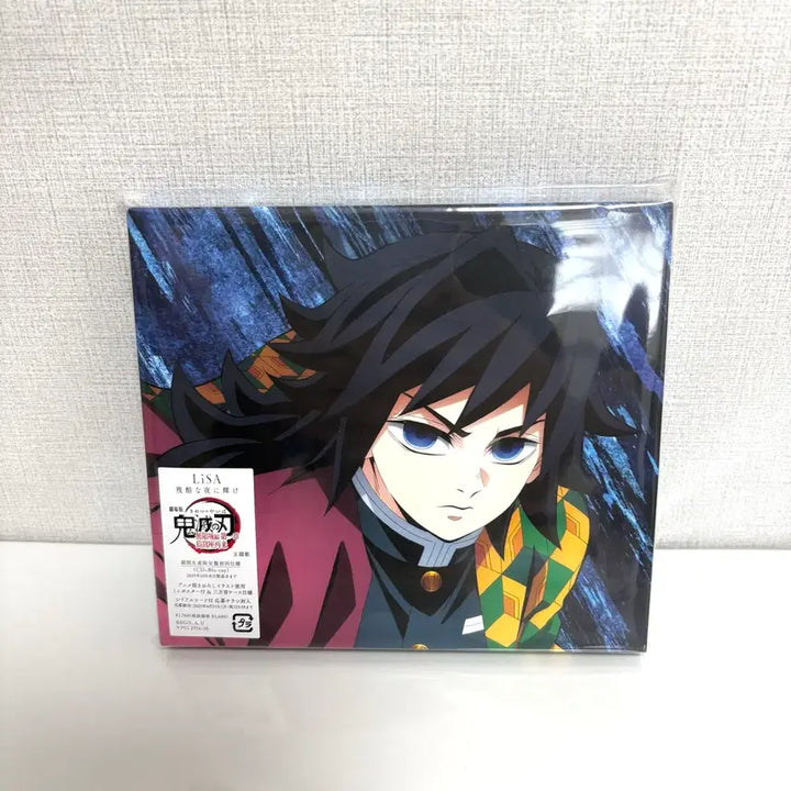 [SOLD OUT] 택포)귀멸의 칼날 무한성편 LiSA 리사 CD 포스트 카드 가챠 피규어