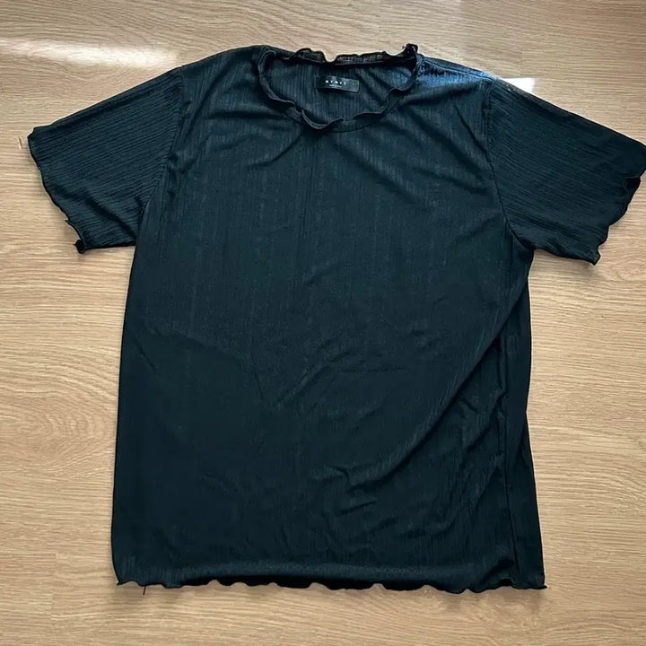 [BUNJANG] Summer Short Sleeve Blouse - Black / [새상품] 여름 반팔 블라우스 블랙