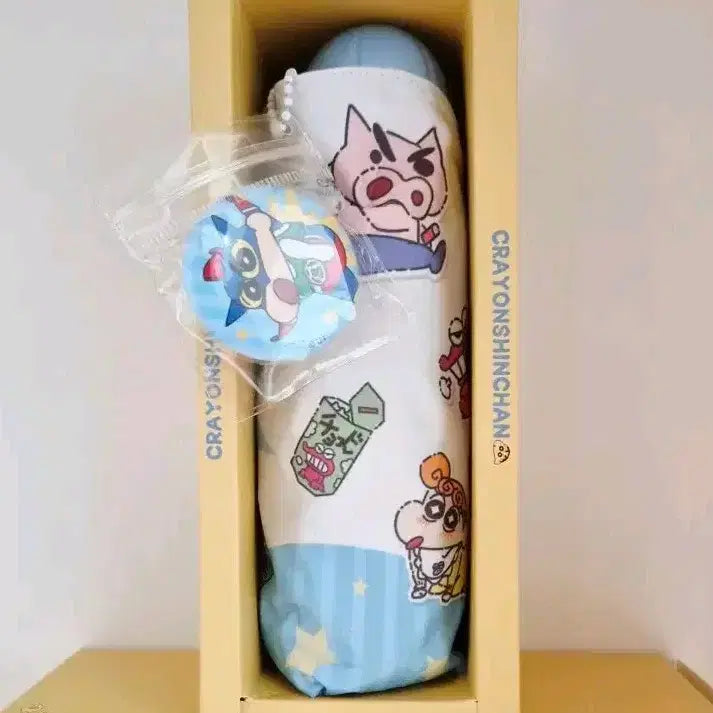 [BUNJANG] Crayon Shin-chan Action Mask Character Manual Umbrella - New Product / 짱구 액션가면 캐릭터 수동 양우산 새상품