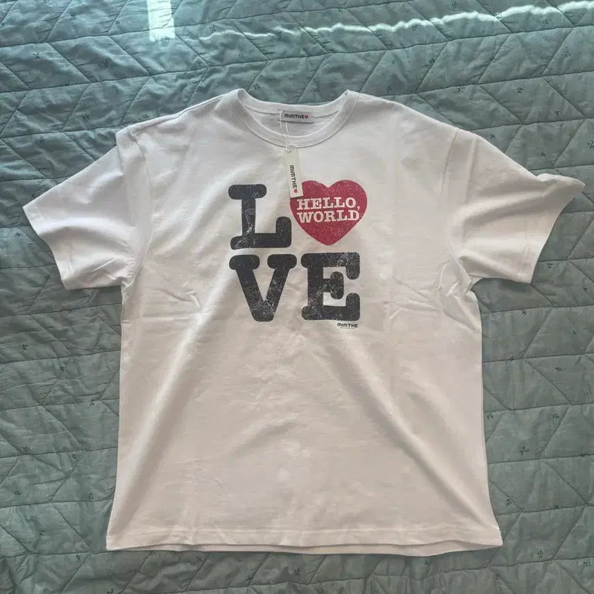 [BUNJANG] MIM THE WARDROBE LOVE Short-Sleeve T-Shirt / [새상품] 밈더워드로브 LOVE 반팔티