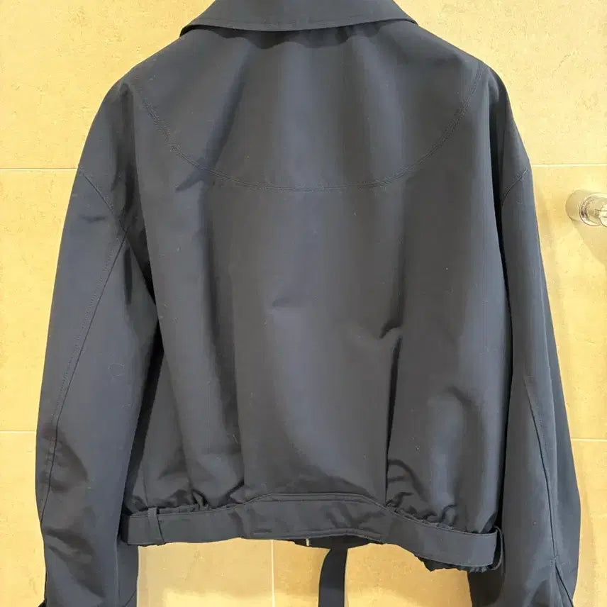 [SOLD OUT] 구호 벨트 디테일 쇼트 점퍼,블루종(새상품)