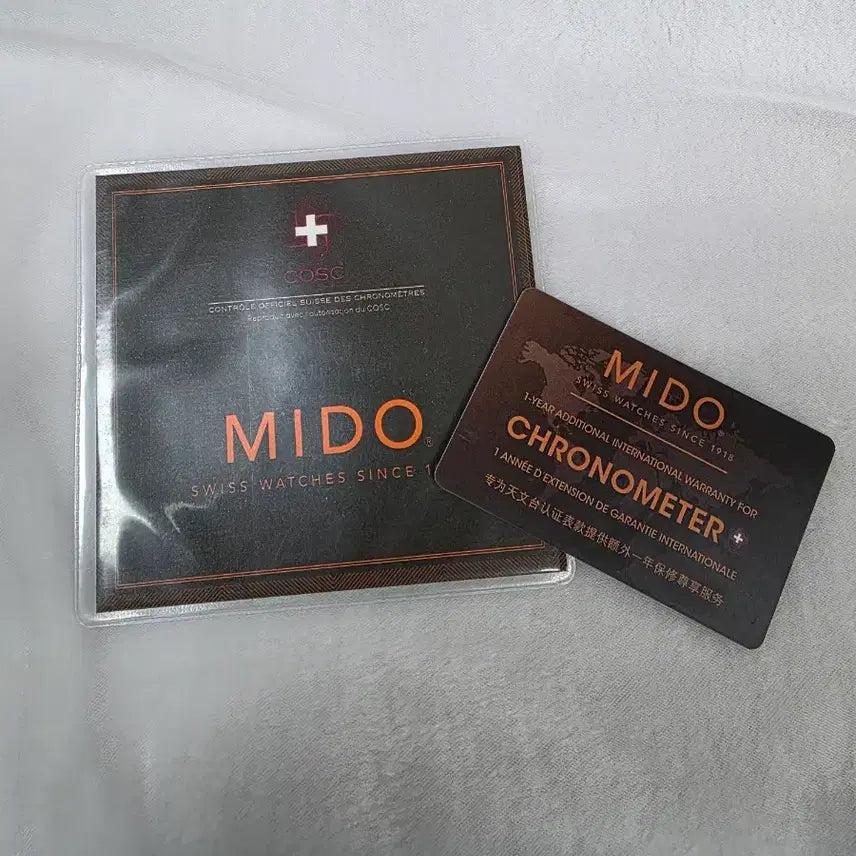 [BUNJANG] Mido Watch COSC Chronometer Certificate / 미도 시계 COSC 공보증서외 융