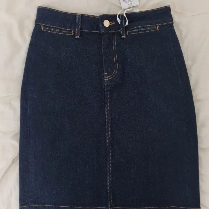 [BUNJANG] Tommy Hilfiger Denim H-Line Skirt / (새상품) 타미힐피거 데님 H라인 스커트