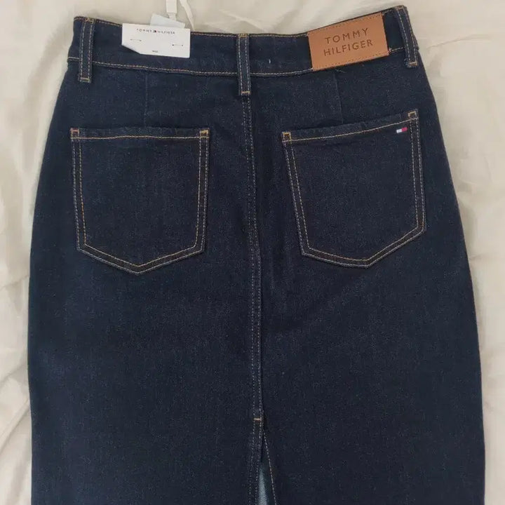 [BUNJANG] Tommy Hilfiger Denim H-Line Skirt / (새상품) 타미힐피거 데님 H라인 스커트