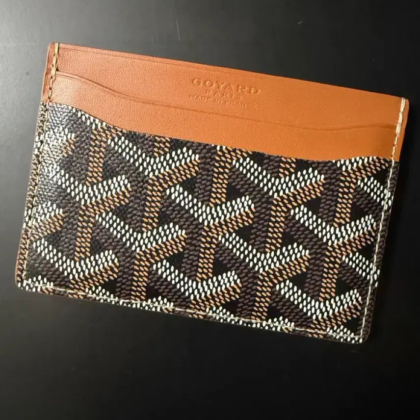 [BUNJANG] Goyard Saint-Placipis Card Holder Black Tan / [정품,새상품급] 고야드 생쉴피스 카드지갑 블랙탄