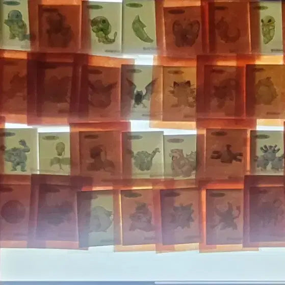 [BUNJANG] Pokemon 30th Anniversary Artwork Sticker Set (55 Types) / 포켓몬 30주년 아트웍 띠부씰55종과 뮤츠랑 교환 또는 일괄 판매합니다.