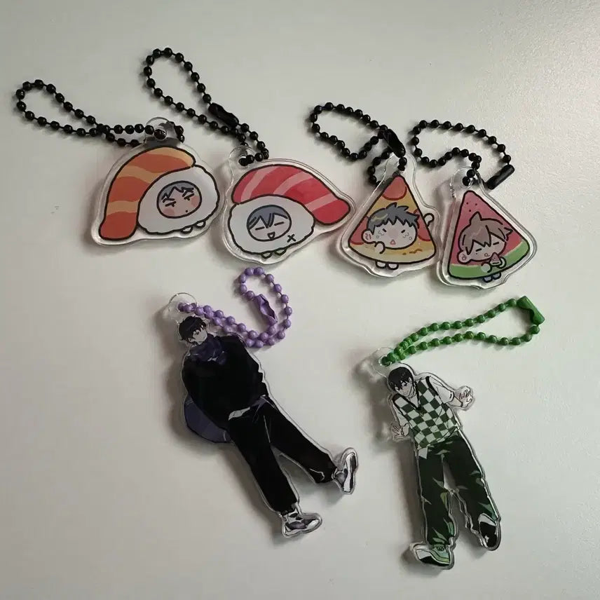 [BUNJANG] Garbage Time Acrylic Stand, Keychain, Clip Bundle Set / 가비지타임 아크릴 스탠드 키링 아크릴집게 굿즈 일괄