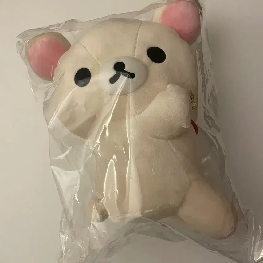 [BUNJANG] San-X Rilakkuma Korilakkuma Plush Bag Pouch Keychain / 리락쿠마 코리락쿠마 포쉐트 포셰트 나안아 포옹 인형 가방 키링