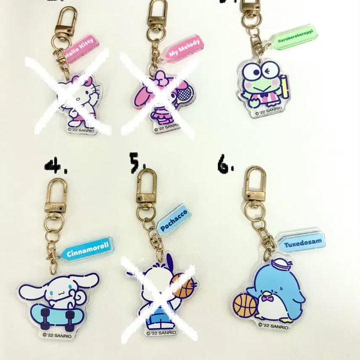 [BUNJANG] Sanrio Acrylic Keychain / 산리오 아크릴 키링