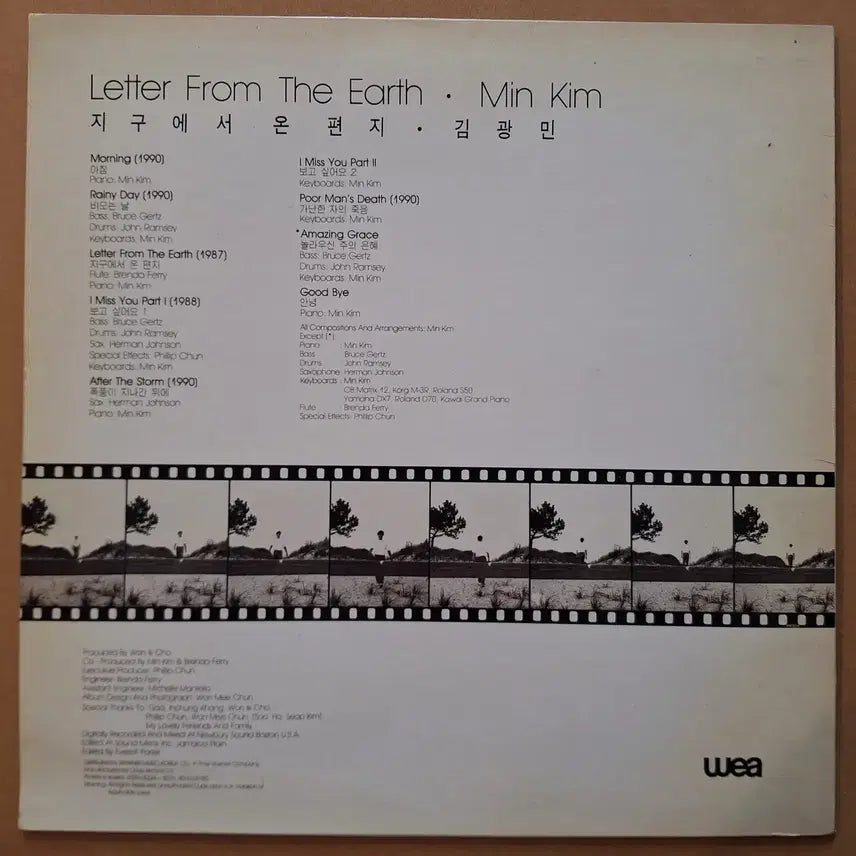 [BUNJANG] Kim Kwang-min - Letter from Earth (1990) LP / 지구에서 온 편지 - 김광민 LP