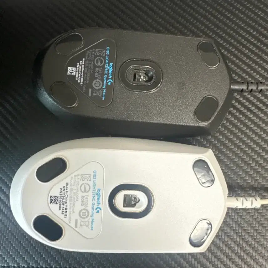 [BUNJANG] Logitech G102 Mouse (Black and White) / 로지텍 G102 팝니다(두개 포함가입니다)