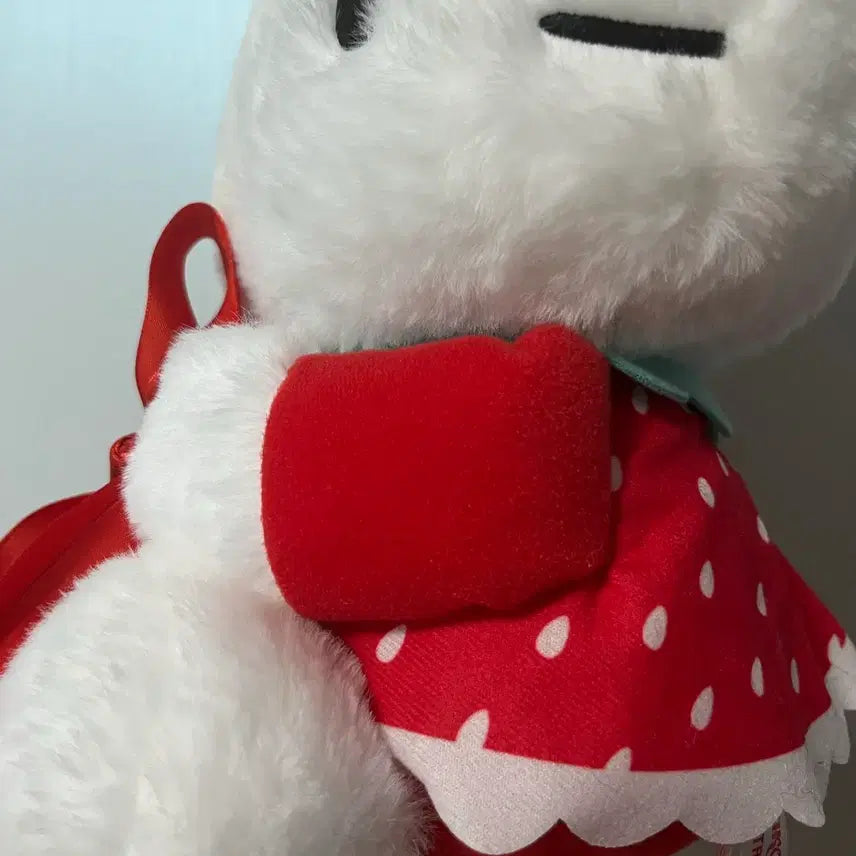 [BUNJANG] Sanrio Hello Kitty Ichigo Strawberry Medium Plush Doll / 헬로키티 이치고 딸기 인형