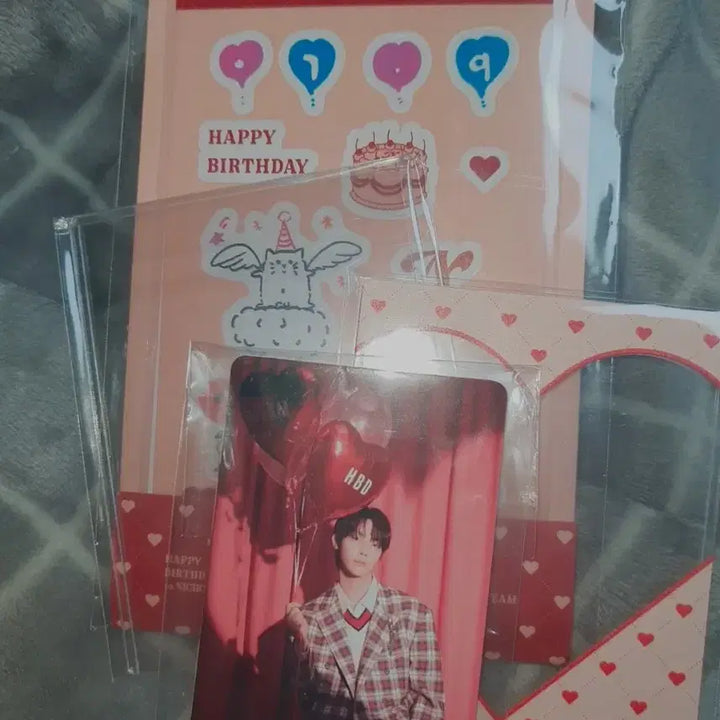 [BUNJANG]  &amp;TEAM Nicholas Birthday Bundle Set Photocard &amp; Deco Kit / 앤팀 니콜라스 생일 굿즈 일괄