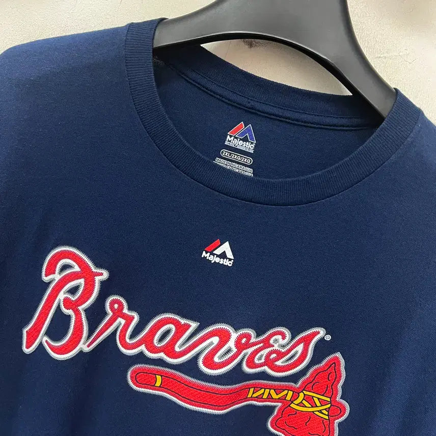 [SOLD OUT] 마제스틱 애틀랜타 브레이브스 반팔티 2XL