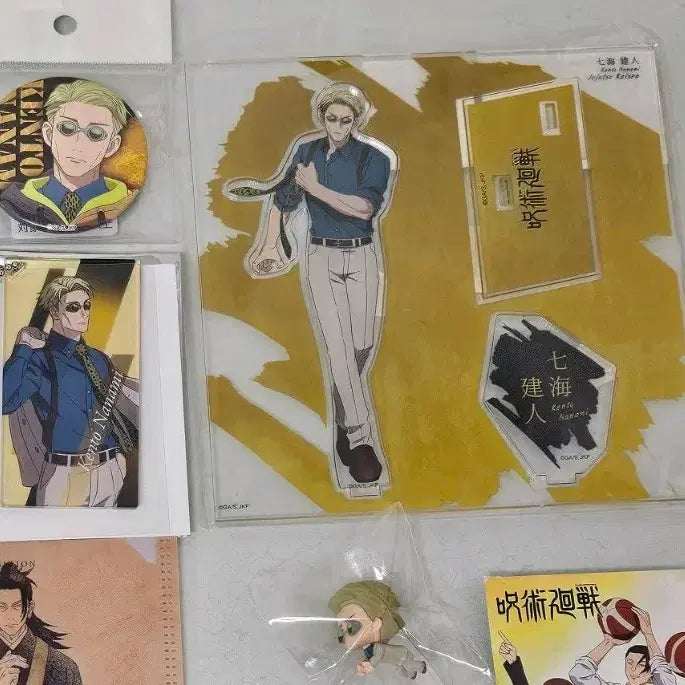 [BUNJANG] Jujutsu Kaisen Nanami Twilight AK Exhibition Acrylic Stand &amp; Cable Bite Set / 주술회전 나나미 대교류전굿즈 twilight ak전시 아크릴/케이블바이트