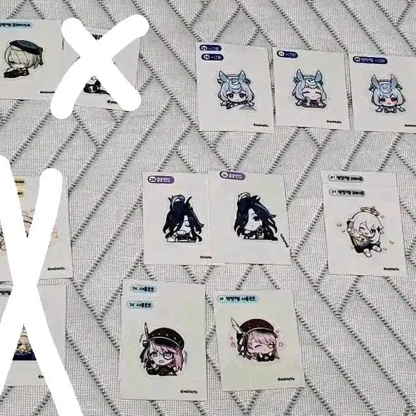 [SOLD OUT] 원신 박카스맛 젤리 띠부씰 라이오슬리 나비아 샤를로트 시그윈 프레미네