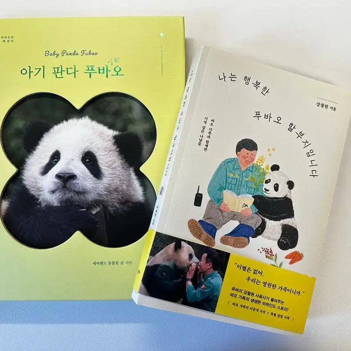 [BUNJANG] Fu Bao Panda Plush Toy &amp; "I Am Fu Bao&