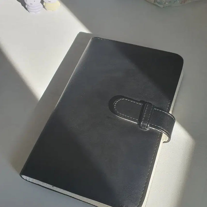 [BUNJANG] Black 6-Ring Binder / 블랙 다이어리 6공 링 바인더