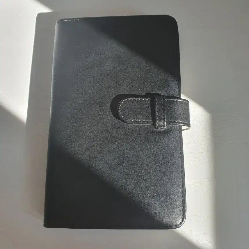 [BUNJANG] Black 6-Ring Binder / 블랙 다이어리 6공 링 바인더