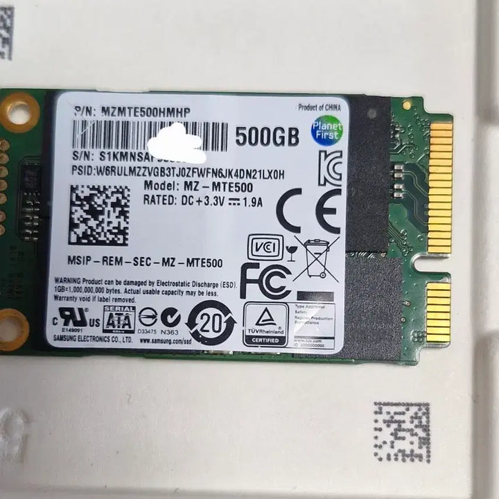 [BUNJANG] Samsung 840 EVO mSATA 512GB SSD / 삼성 ssd 840 EVO msata 512g사용시간 엄청 짧음