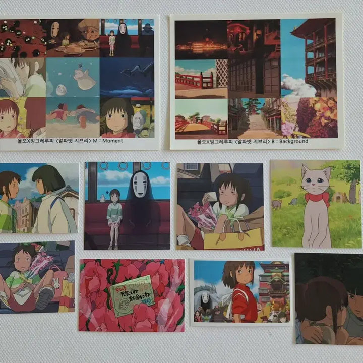 [BUNJANG] Studio Ghibli Diary Decoration Set (Stickers, Notepads, Wrapping Paper) / 지브리 다꾸 일괄.인스.떡메.랩핑지