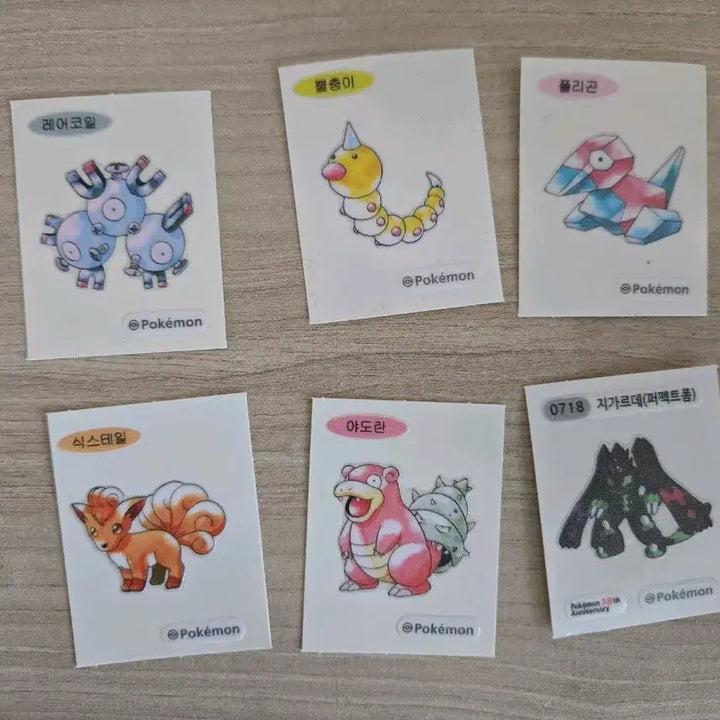 [BUNJANG] Pokemon 30th Anniversary Stickers / 포켓몬 30주년 띠부씰