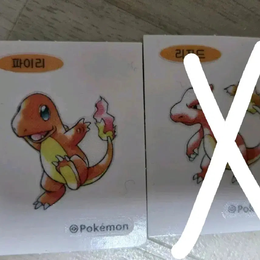 [BUNJANG] Pokemon 30th Anniversary Stickers / 포켓몬 30주년 띠부씰 파이리, 식스테일