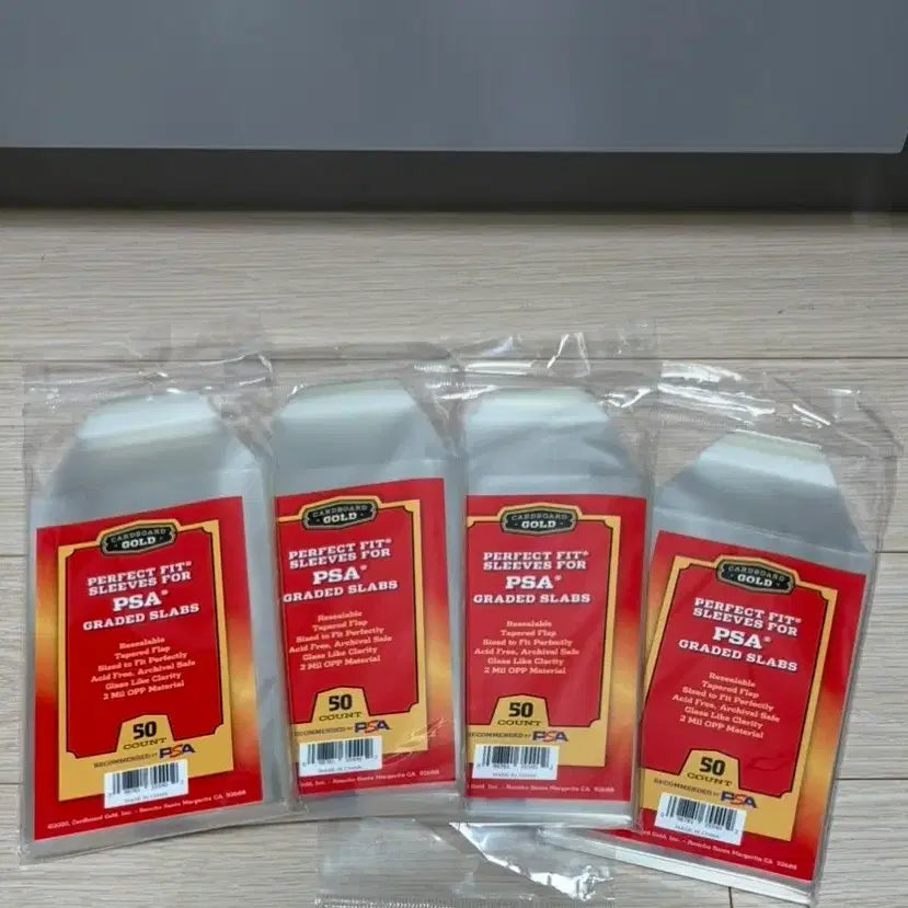 [BUNJANG] PSA Graded Card Perfect Fit Sleeves with Color Logo / [미개봉] 포켓몬/tcg 등급카드용 psa 컬러로고 슬리브 팀백 판매합니다.
