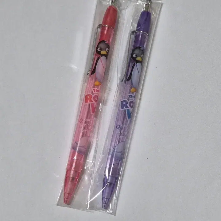 [BUNJANG] Classic Penguin Transparent Mechanical Pencils Set (2 pcs) / 고전 펭귄샤프