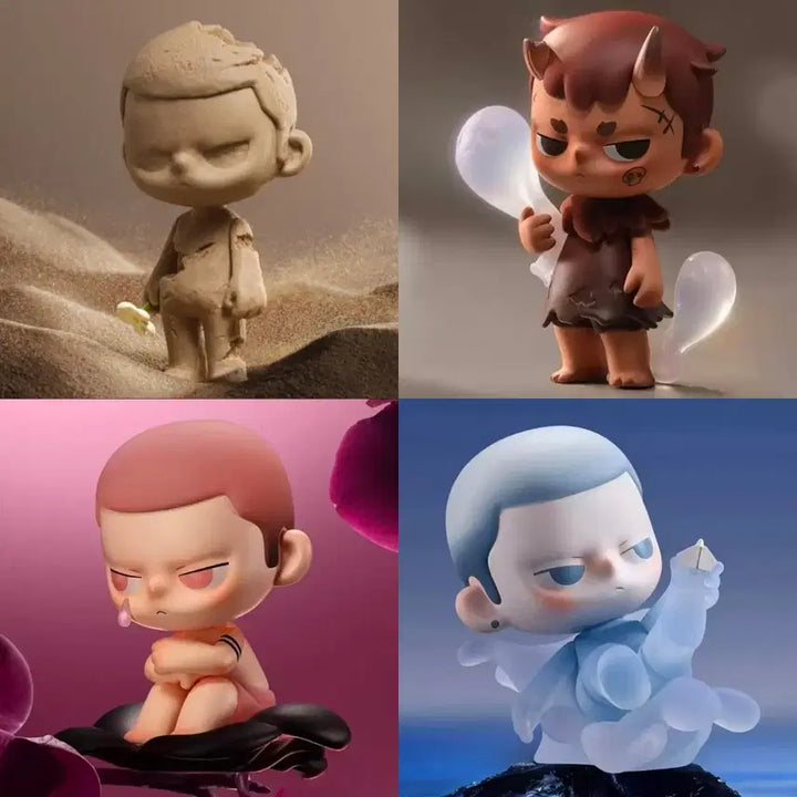 [BUNJANG] Pop Mart KUBO Scent Series 4-Item Bundle / [팝마트 정품/미개봉] 쿠보 향기 4종일괄 모래 악몽 오늘밤 망각