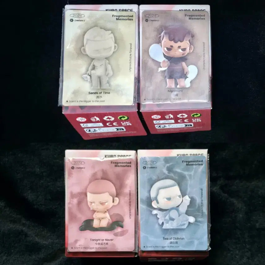 [BUNJANG] Pop Mart KUBO Scent Series 4-Item Bundle / [팝마트 정품/미개봉] 쿠보 향기 4종일괄 모래 악몽 오늘밤 망각