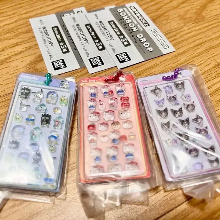 [BUNJANG] Sanrio BonBon Drops Sticker Gacha Set of 3 / 산리오 봉봉드롭 스티커 가챠 3종세트