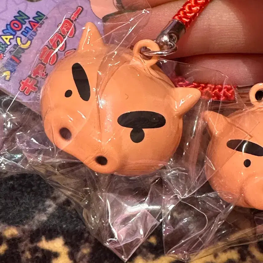 [BUNJANG] Crayon Shin-chan Briri Briri Bell Keyring Mascot (Sealed) / (미개봉) 짱구 부리부리 방울 키링 마스코트