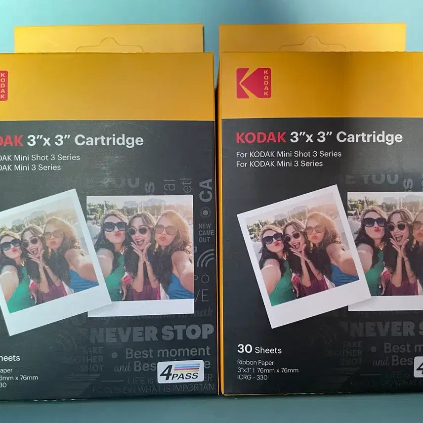 [BUNJANG] Kodak 3-Inch Cartridge Film, 60 Sheets (30 Sheets x 2 Boxes) / 코닥 3인치 카트리지 총 60매 (30매 x 2박스)