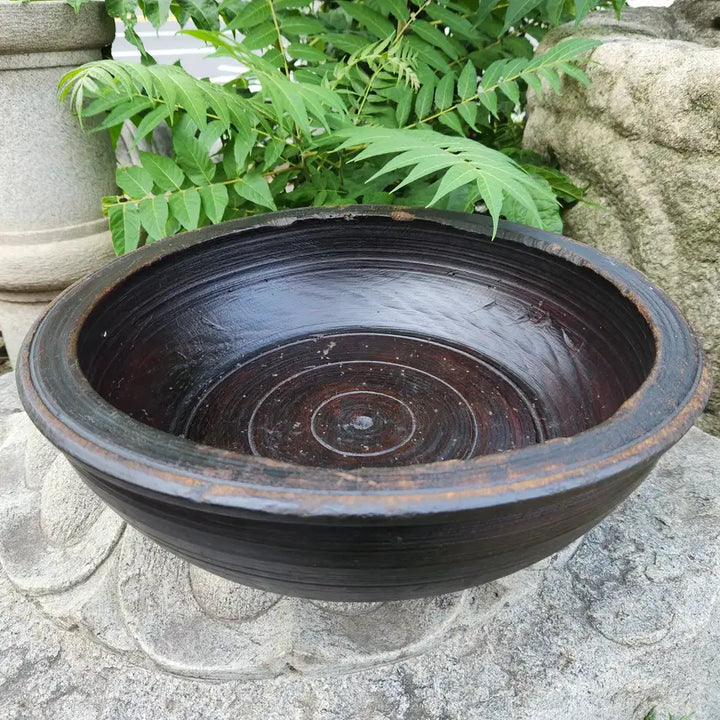 [BUNJANG] Antique Gangwon Province Log Wood Large Bowl / 민속품 연대좋은 강원도 로구로 함지박