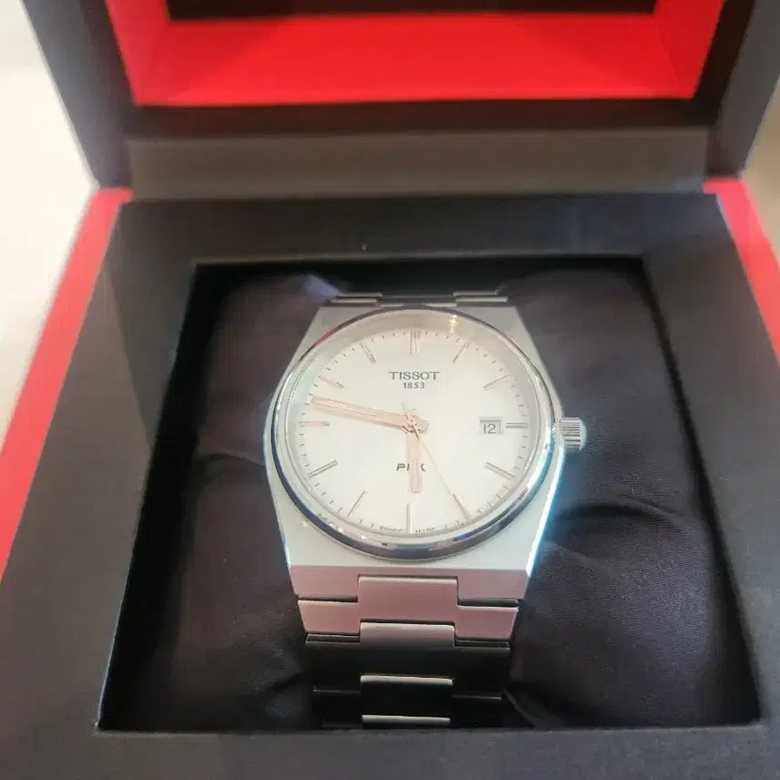 [SOLD OUT] 티쏘 prx 40mm 쿼츠 실버판 로즈골드 인덱스 판매합니다