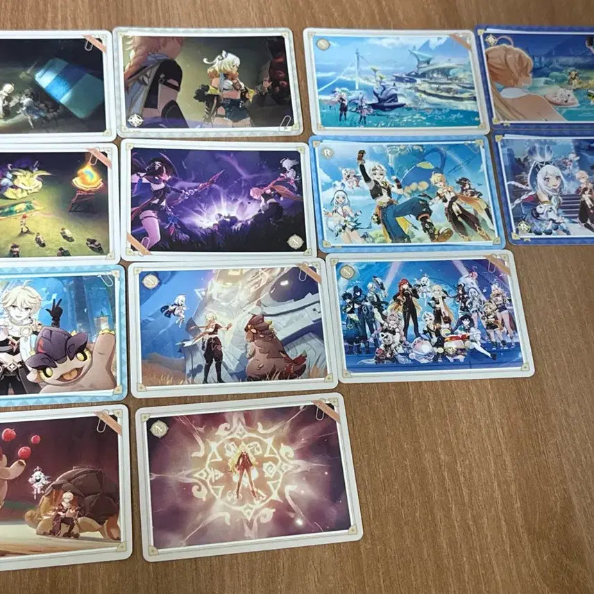 [BUNJANG] Genshin Impact Traveler Photocard Bundle Set / 원신 여행기 포카
