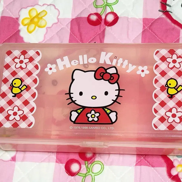 [BUNJANG] Vintage Hello Kitty Storage Box Organizer / 고전키티 소품보관함 고전키티 수납함