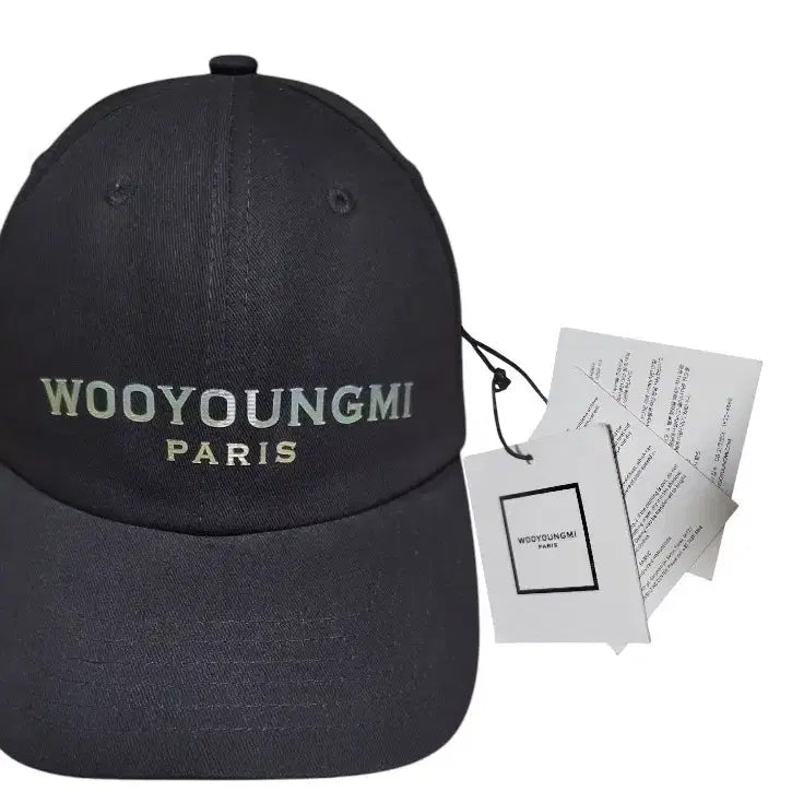 [BUNJANG] Wooyoungmi Paris 22SS 3M Welding Logo Ball Cap / 극미사용 22SS우영미 파리 3M웰딩 볼캡