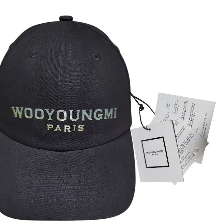 [BUNJANG] Wooyoungmi Paris 22SS 3M Welding Logo Ball Cap / 극미사용 22SS우영미 파리 3M웰딩 볼캡