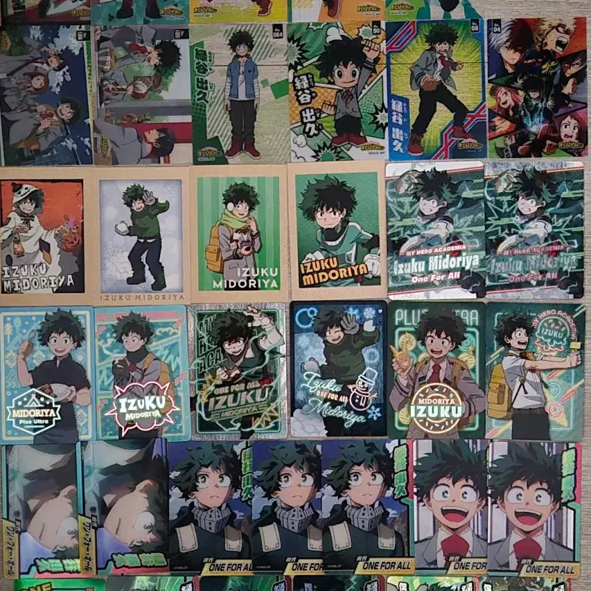 [BUNJANG] My Hero Academia Deku Merchandise Bundle (Cards, Stickers, etc.) / 나의 히어로 아카데미아 데쿠 위주 카드,스티커 등 굿즈 일괄