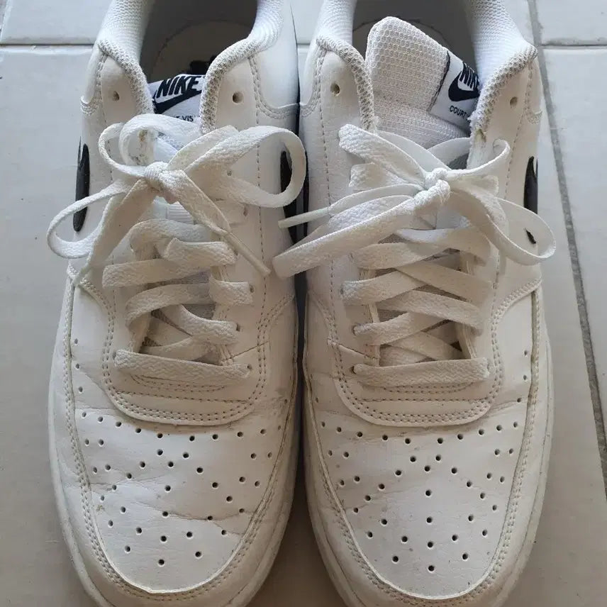 [BUNJANG] Nike Court Vision Low Next Nature White Black (270mm) / 나이키 코트 비전 로우 넥스트 네이처 화이트 블랙 270mm