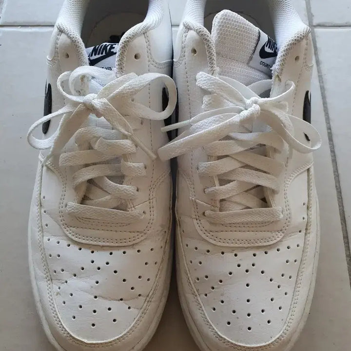 [BUNJANG] Nike Court Vision Low Next Nature White Black (270mm) / 나이키 코트 비전 로우 넥스트 네이처 화이트 블랙 270mm