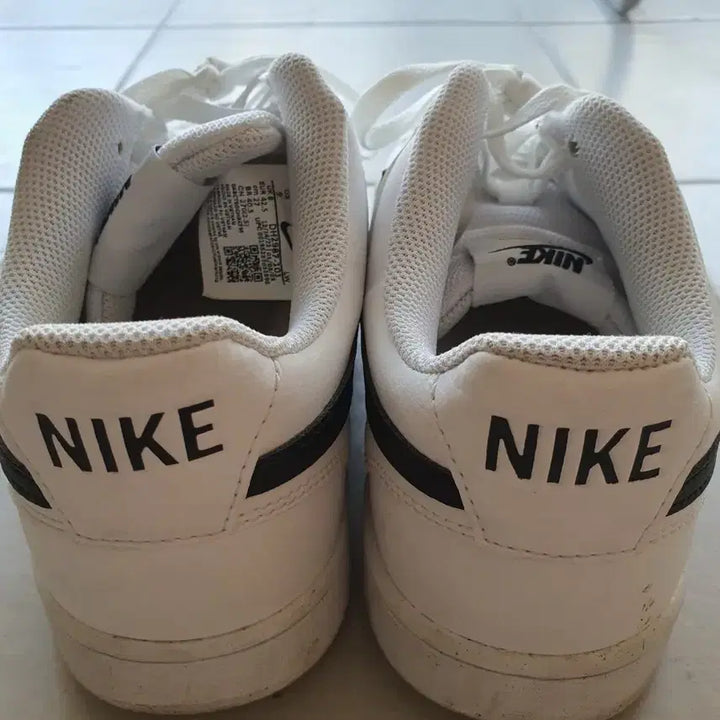[BUNJANG] Nike Court Vision Low Next Nature White Black (270mm) / 나이키 코트 비전 로우 넥스트 네이처 화이트 블랙 270mm