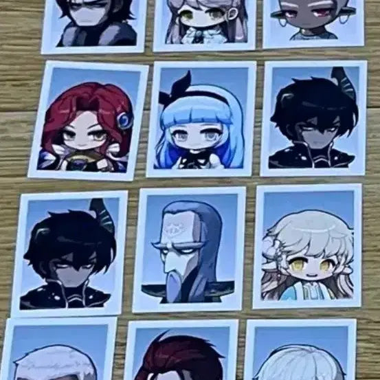 [BUNJANG] MapleStory Jamsil Pop-Up Photocard Set / 메이플 잠실 팝업 증명사진 12매 일괄