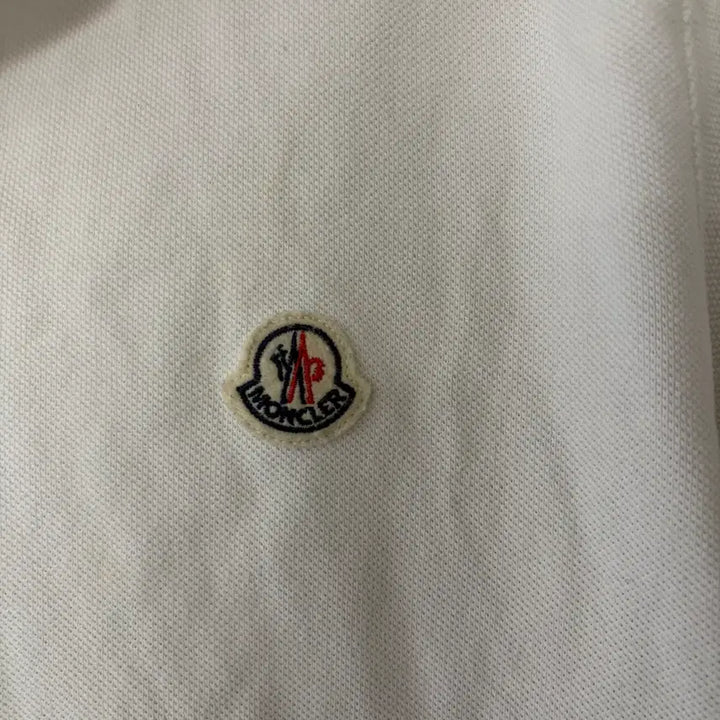 [BUNJANG] Moncler White Polo T-Shirt Size M / M 몽클레어 카라티 화이트
