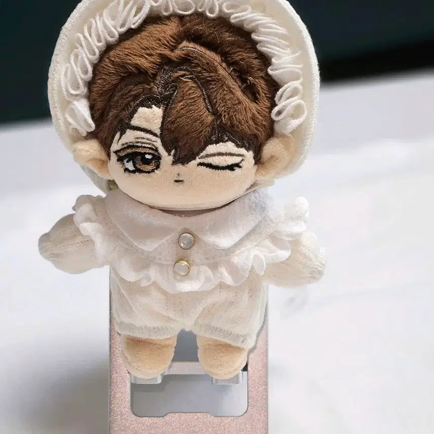 [BUNJANG] Lumi Closet Baby Candle White Sweatshirt 10cm Doll Clothes / 10cm 솜인형옷 (루미크로젯  베이비캔들  화이트  맨투맨)