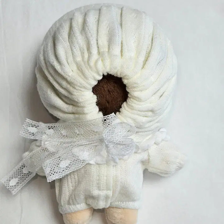 [BUNJANG] Lumi Closet Baby Candle White Sweatshirt 10cm Doll Clothes / 10cm 솜인형옷 (루미크로젯  베이비캔들  화이트  맨투맨)